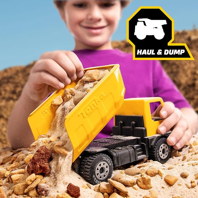 Tonka - Steel Classics Giga Series - Dump Truck & Excavator, 2-Pack
