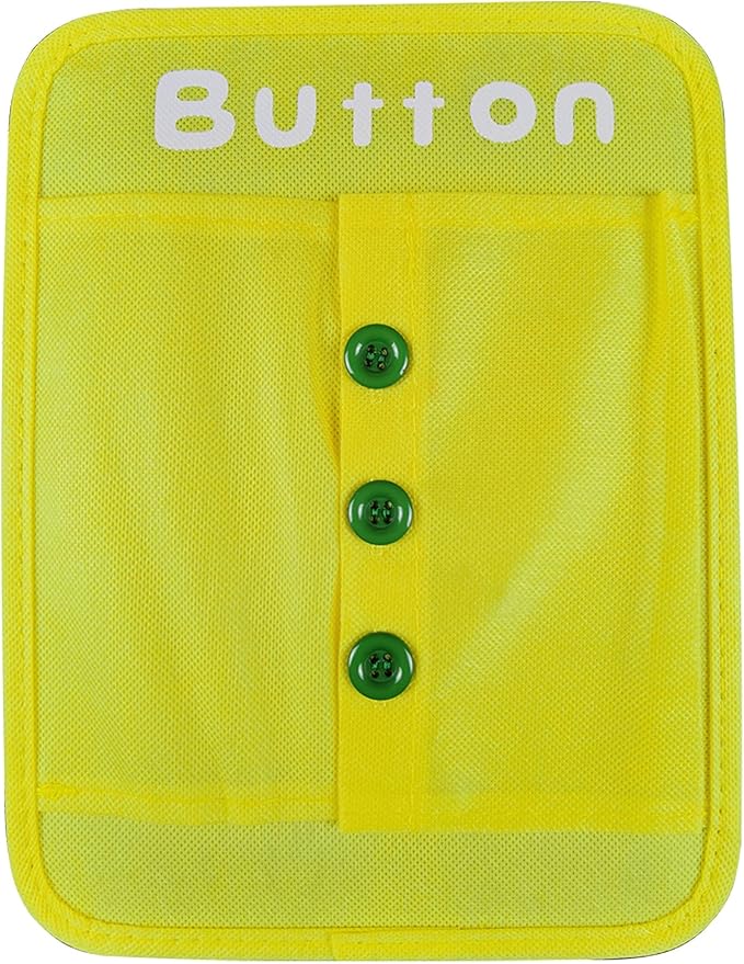 Dress Learning Boards Preschool Early Educational to Basic Life Skills Dress Learning Boards Learn to Button,Buckle,Zip,Snap,Lace & Tie