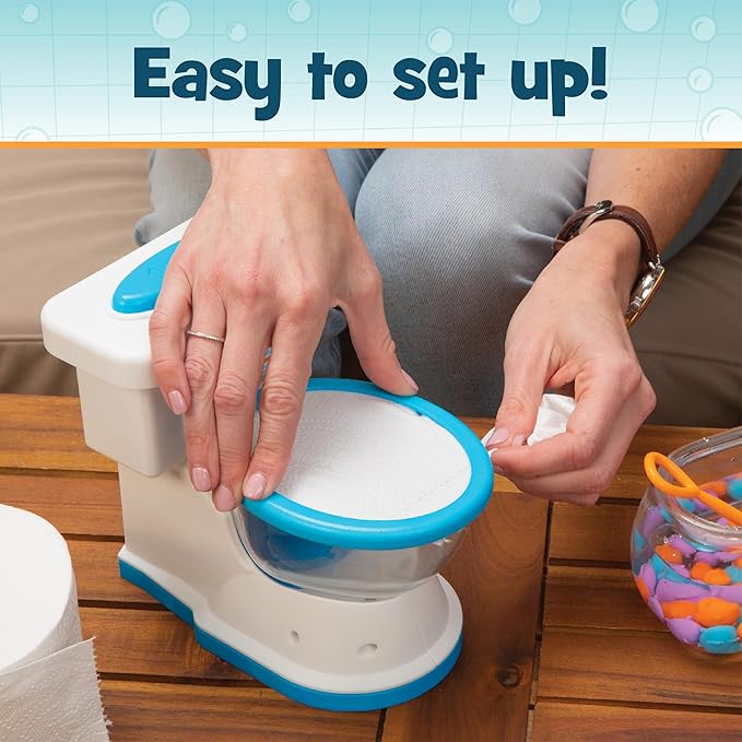 PlayMonster Dont Flush The Fish Board Games for Kids - Strategy Board Games for Family Game Night for Kids and Adults, Fun Balancing Game, Preschool, Toddler Toys, Ages 4+