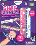 Skillmatics Art & Craft Activity - Snap Bandz, Unicorns & Princesses, Stocking Stuffers, DIY Mess-Free Creative Kit, 8 Bands (8.6"), for Girls & Boys Ages 4, 5, 6, 7, 8, 9, 10