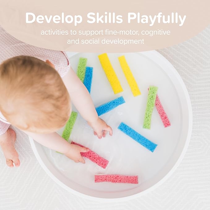 Inspire My PLAY - 30 x Baby and Toddler Sensory Play Activity Cards - Inspiration for Creative Play Activities - Sensory Cards for Babies Learning