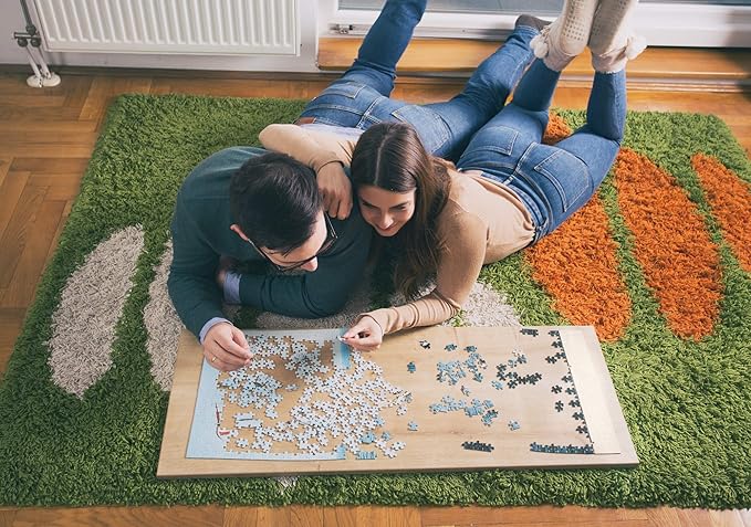GeoToys Metropuzzle, Washington, D.C. Jigsaw Puzzles 1000 Pieces - 27 x 19 Detailed Geography Puzzle, Challenging Adult Puzzle, Fun Puzzles for Adults, Map Poster Included for Adults