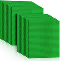 20 Baseplates for Bricks, Classic Green Building Base Plates, 10"x 10" (32Studs Each Side), Compatible with All Major Brands