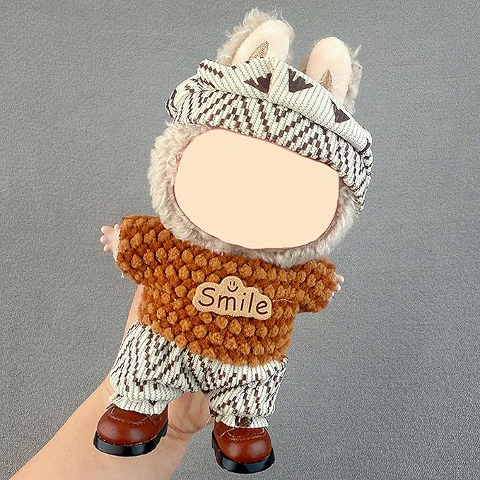 4 Pack—17cm Doll Clothes,Premium Doll Outfit with Accessories,Doll Princess Skirt,Cute Clothes Outfit for 17cm Dolls,End Dolls Fashion Clothing Set(No Dolls and Shoes) (Set D)