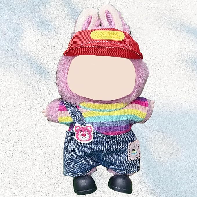 4 Pack—17cm Doll Clothes,Premium Doll Outfit with Accessories,Doll Princess Skirt,Cute Clothes Outfit for 17cm Dolls,End Dolls Fashion Clothing Set(No Dolls and Shoes) (Set S)