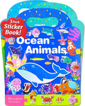 Benresive Reusable Sticker Book for Toddlers 2-4 Years, 3 Sets Travel Stickers for Kids, Waterproof Sticker Books for Toddlers 1-3, Crafts Activities for Todddlers 1-3 2-4 3-5