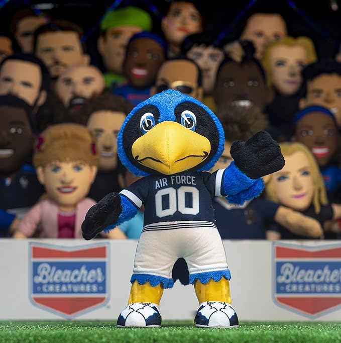 Bleacher Creatures Air Force Falcons The Bird 10" Mascot Plush Figures - A Mascot for Play or Display