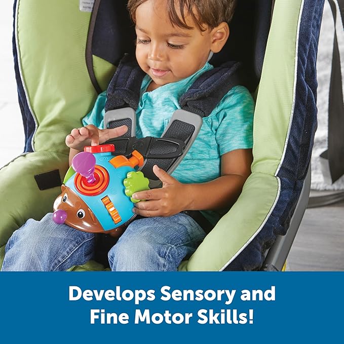 Learning Resources Spike the Fine Motor Hedgehog Fidget Friend -Ages 18+ months Fine Motor and Sensory Play Toy,Educational Toys for Toddlers, Toddler Montessori Toys