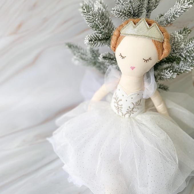 MON AMI Natalia The Prima Ballerina Stuffed Doll – 22”, Plush Ballerina Doll for Girls, Use as Toy or Room Decor, for Kids of All Ages