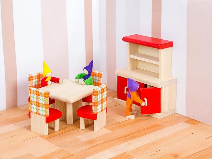 Plan Toys Doll House Dining Room - Neo Style