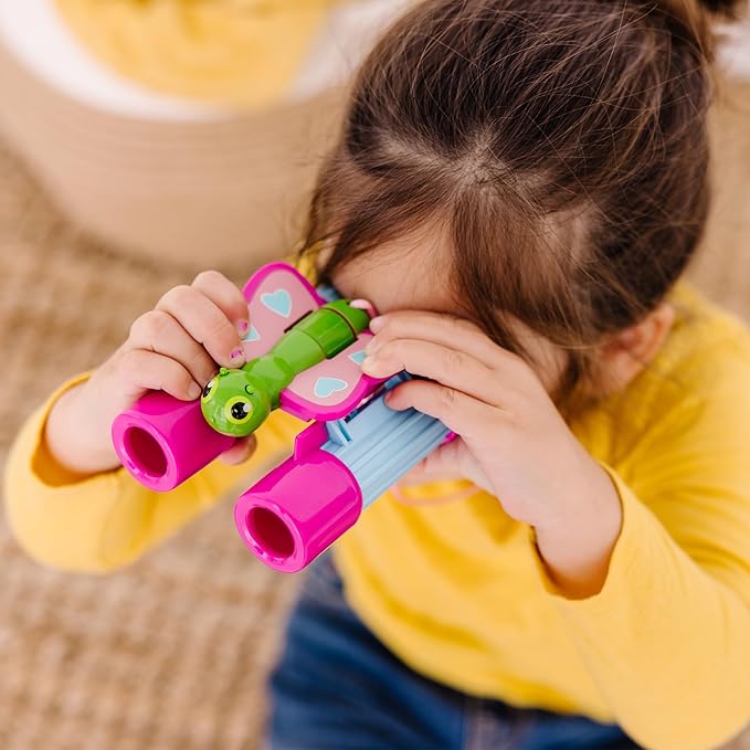 Melissa & Doug Sunny Patch Cutie Pie Butterfly Binoculars - Pretend Play Toy