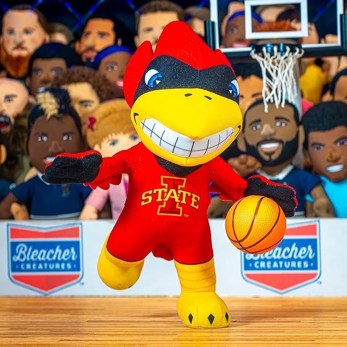 Bleacher Creatures Iowa State Cyclones Cy The Cardinal 10" Mascot Plush Figure - A Mascot for Play or Display