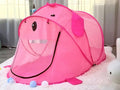 Kids Play Tents – Collapsible Tent for Boys Girls Gift - Large Foldable Playhouse Indoor/Outdoor Fun - Pop up Tent Toys for Age 1 and up Child Birthdays Presents (Pink Dog)