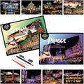 Scratch Art for Adults (8 Sheets A4),Family Creative DIY Painting Papers for Travel Lovers,Craft Lovers|Creative Scratch Art Adult (Prague/Ottawa) by Iskueal