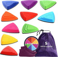 Special Supplies 10 Stepping Stones for Kids Indoor and Outdoor Balance Blocks Promote Coordination, Balance Strength Child Safe Rubber, Non-Slip Edging
