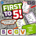 Skillmatics Board & Card Game - First to 5, Category Game with a Twist, Quick Thinking, Perfect for Parties, Christmas, Family Game Nights, Gifts for Kids, Teens, Adults, Ages 8, 9, 10 & Up