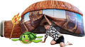 The Original Patented AirFort - Build A Fort in 30 Seconds, Inflatable Fort for Kids, Play Tent for 3-14 Years, A Playhouse Where Imagination Runs Wild, Fan not Included (Tiki Hut)