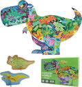 Dinosaur Puzzles for Kids Ages 6-8 Years Old 295 Piece Jigsaw Puzzles Unique Animal Shape Floor Puzzle Ages 8-10 Learning Educational Toys Birthday Gift for Boys Girls Ages 10-12