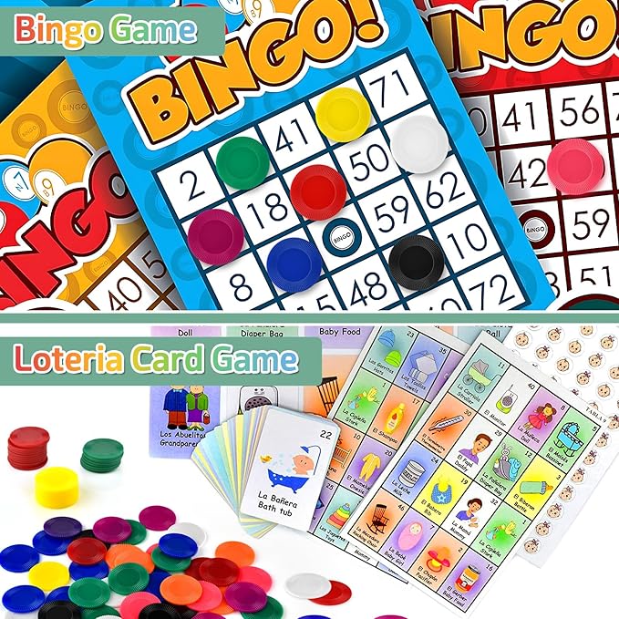Coopay 1000 Pieces 10 Colors Plastic Poker Chips, 1 Inch Bingo Chips Bulk Learning Counters Disks Poker Card Game, Counting Markers for Math Practice, Game Tokens and Teaching Rewards, 25 mm