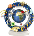 Floating Globe With Led Light-With Building Blocks For Children,Levitating Rotating 360 Degree In The Air,Cool Tech Gift For Kids, Birthday Gifts For Men,Desk Gadget Decor in Office Home