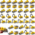 40 Pieces Mini Construction Vehicles Bulk Pull Back Trucks Engineering Toys for Kids Construction Party Favors