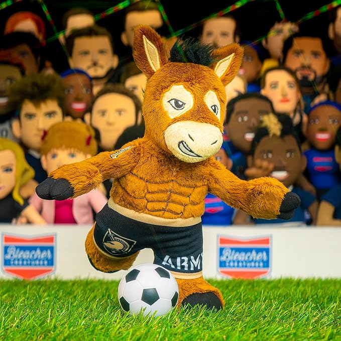 Bleacher Creatures Army West Point Army Mule 10" Mascot Plush Figure - A Mascot for Play or Display