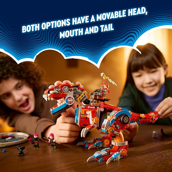 LEGO Dreamzzz Cooper’s Robot Dinosaur C-Rex Building Toys - Dinosaur Toys for Kids, Boy & Girls, Ages 9+ - Birthday Gift for Children - 71484