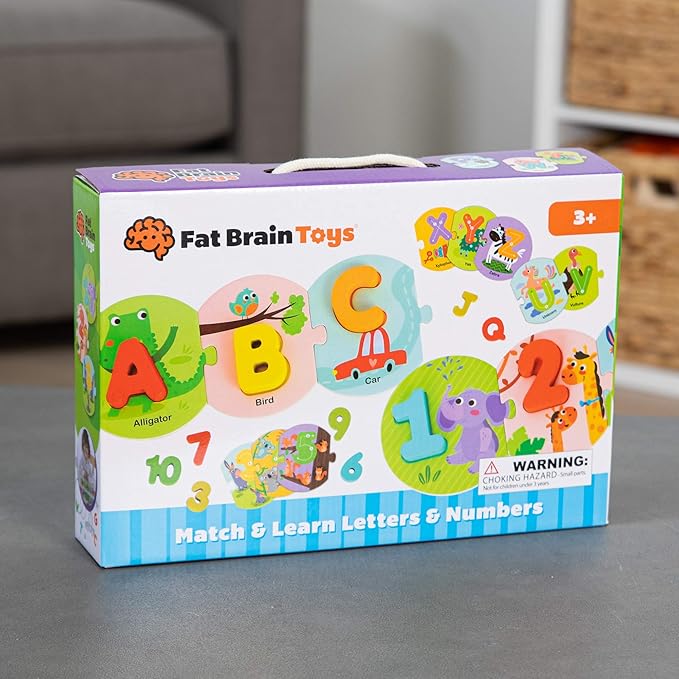 Fat Brain Toys Match & Learn Letters & Numbers - Early Reading & Writing, Preschool