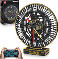 Mould King Cyberpunk Grand Clock Building Blocks Set, 3675+ Pcs Real-Time Clock Model Kit with Mechanical Gears, App Control Electric Building Model Kit, Creative Gift Toys for Adults Teens