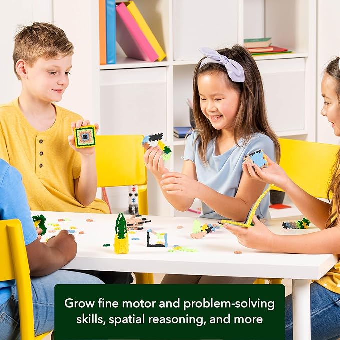 PLUS PLUS Building Block Set, 70 Mini Interlocking Pieces, Fun Spring Holiday Activities for Kids, STEM Toy - Leprechaun