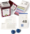 Think Tank Scholar 173 Multiplication Flash Cards + 2 Math Dice (Award Winning) All Facts 0-12 Answer on Back, for Kids in 2ND, 3RD, 4TH, 5TH, 6TH Grade Class or Homeschool - Games & Chart