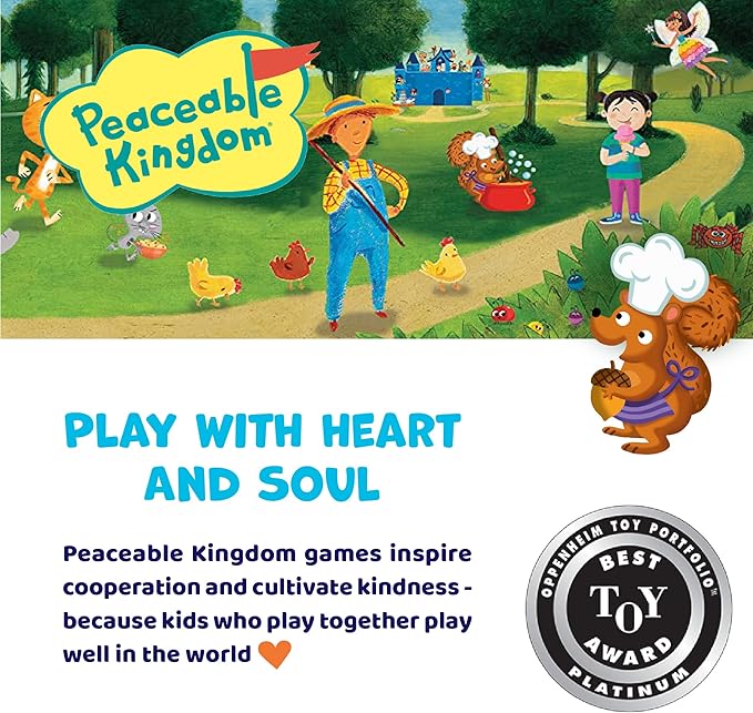 Peaceable Kingdom Acorn Soup Game - Educational Games for Toddlers, Includes Instructions and Parent Guide - 2 Year Old and Up
