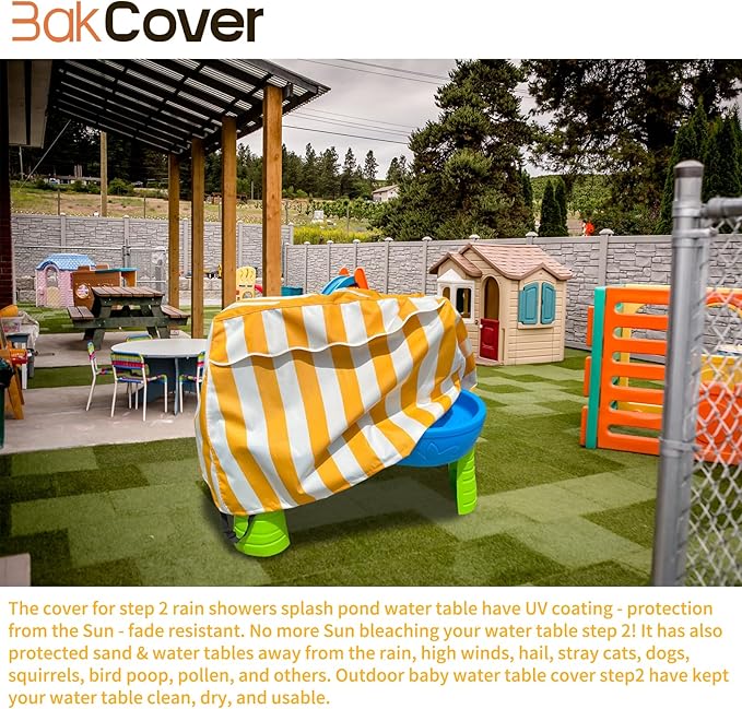 Water Table Cover Rain Showers Splash Pond Water Table, Water Table Cover for Water Table for Toddlers 1-3, Water Table Accessories for Outside Toys For Toddlers 1-3-Cover Only