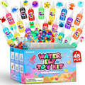 Magic Water Elf Toy Kit– 20 Magic Gels (2 Glow-in-The-Dark) & 18 Sea Creature Molds, DIY Aqua Fairy Water Gel Crafts Toy, Make Water Pets & Squishy Figures, Fun Birthday Gift for Kids Ages 3+