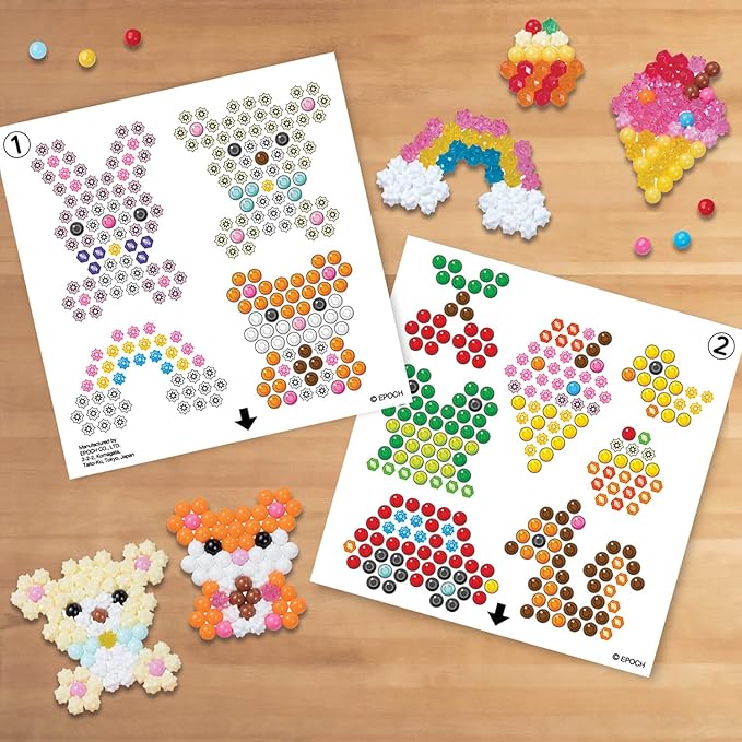 Aquabeads Beginners Carry Case - Fun and Creative Arts & Crafts Bead Kit for Kids Ages 4 and Up - Includes Over 900 Beads