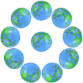 Coopay Inflatable Globe PVC World Globe Inflatable Earth Beach Ball for Beach Playing or Teaching