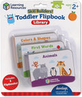 Learning Resources Skill Builders! Toddler Flipbook Library, 3 Pieces, Ages 2+, Educational Toys, Alphabet Learning, Toddler Learning Books, Toddler Activity Book