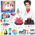 STEM Science Kits For Kids - 56 Science Lab Experiments For Teenagers Age 8-10-12-14 Volcano Crystal Growing Chemistry Projects,Educational Activities Toys Game For Boy & Girl Christmas Birthday Gifts