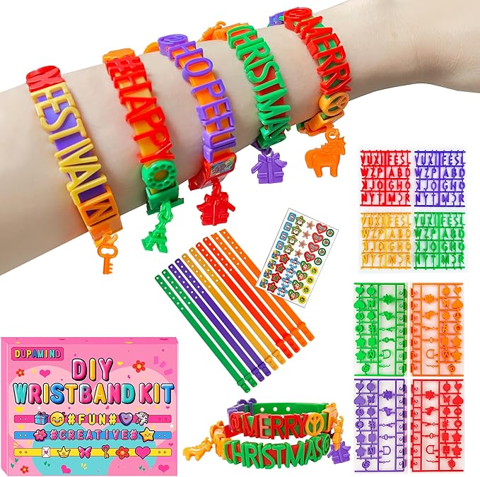 Art & Craft Kits for Kids, DIY Friendship Bracelet Making Kit for Girls, Jewelry Making, Christmas Gifts for Ages 5-12, Toys for Ages 5, 6, 7, 8, 9, 10, 11, 12 Years Old, Party Craft Activity