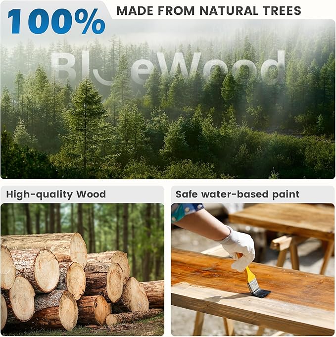 BlueWood Corgi Wall Busy Board Panels, Toddler Learning Activity Center, Montessori Philosophy Sensory, Educational Toys, Conducive to All-Round Development