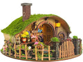 Miniature House Kit - Forest-Themed DIY Dollhouse Kit | Blind Box Design, Stress-Relief Craft, 3D Wooden Puzzles for Adults - The Magic Ring House (SQ-59)