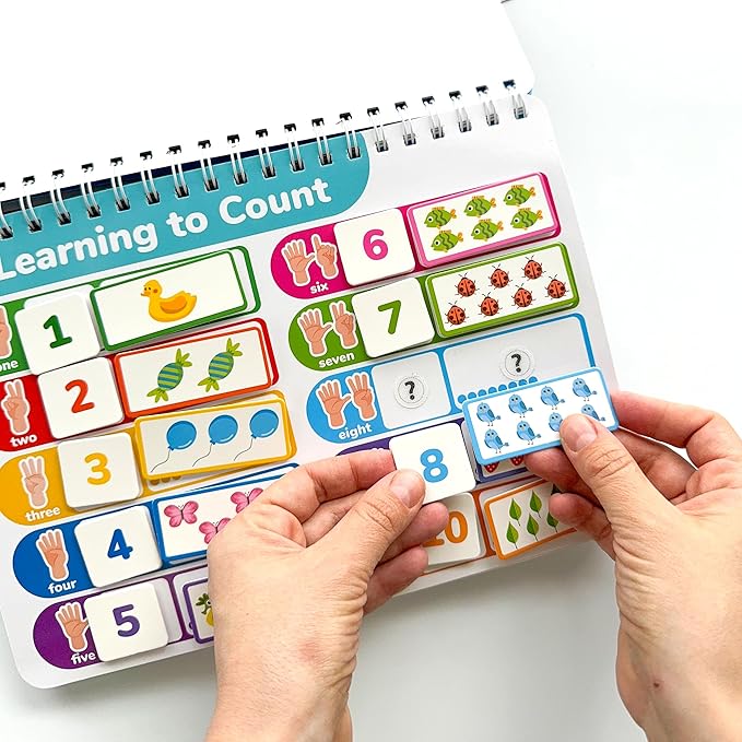 QUOKKA Montessori Busy Book for Toddlers 1-3 - Pre K Toddler Learning Activities for Homeschooling - My Preschool Busy Book for Ages 3-5 - 15 Kids Educational Activities