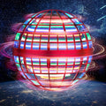 LEMATRIX 2024 Flying Orb Ball Toy, Hover Ball Boomerang Fly Fidget Spinner, Cool Toys Gifts for 6 7 8 9 10 11 12+ Years Old boy Girls Teens, Hand Mini Drone Cosmic Globe, Indoor Outdoor Toys(Red)