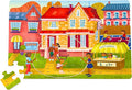 Upbounders® Fun Outside 48-Piece Puzzle for Kids Ages 4 5 6 7 8 | Jumbo Jigsaw Puzzle with Large Pieces & Storage Box | Preschool Puzzle Featuring Black Brown Children at Play