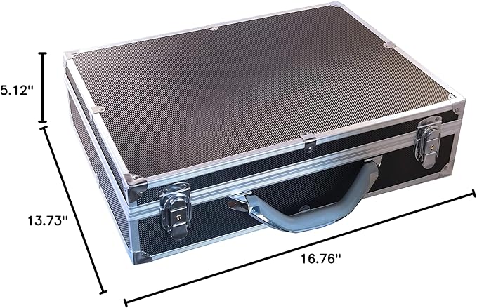 Ursae Minoris Elite Black Aluminum Box for 100 Certified or Certified-Style Coin Holders NGC, PCGS, ANACS, Elite, Lighthouse, BCW