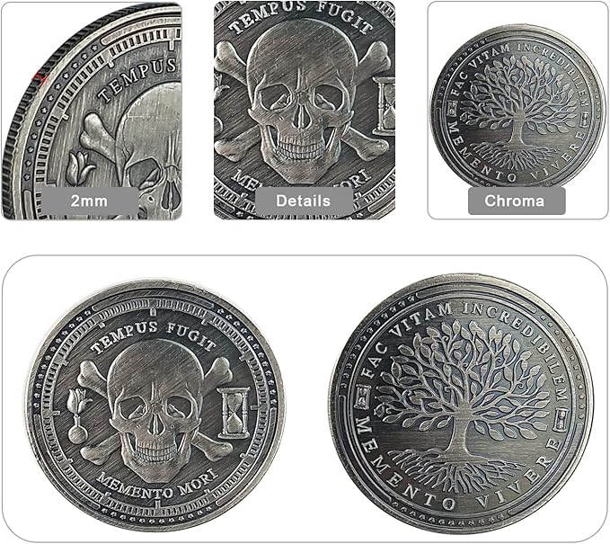 AtSKnSK Memento Mori Memento Vivere Coin