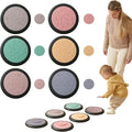 Stepping Stones – Indoor & Outdoor Obstacle Course Toys for Kids – Montessori Sensory & Motor Skill Development, Coordination & Active Play – Textured Educational Play Set