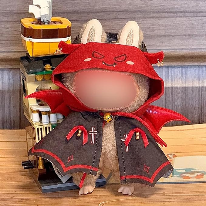 6 Sets Cute Clothes for 17cm Blind Box Doll (No Doll), Mini Fashion Outfit Dress Up Accessories