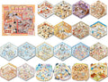 Girls 3D Miniature Scene Stickers, 20 Sets DIY House Stickers, DIY Sticker Scene, Cute 3D Cartoon Sticker Scenes for Adult Kids Relief Stress Pass The Time