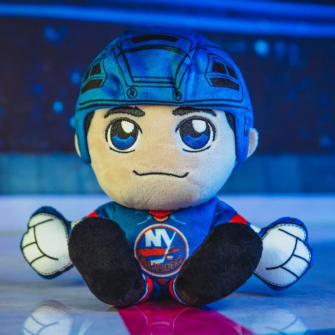 Bleacher Creatures New York Islanders Player 8" NHL Kuricha Sitting Plush - Soft Chibi Inspired NHL Player